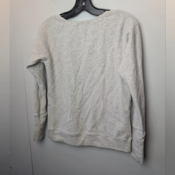 FIG Women Long Sleeve Waffle Texture Shirt Round Neck Size S Made In Canada - Picture 6 of 8